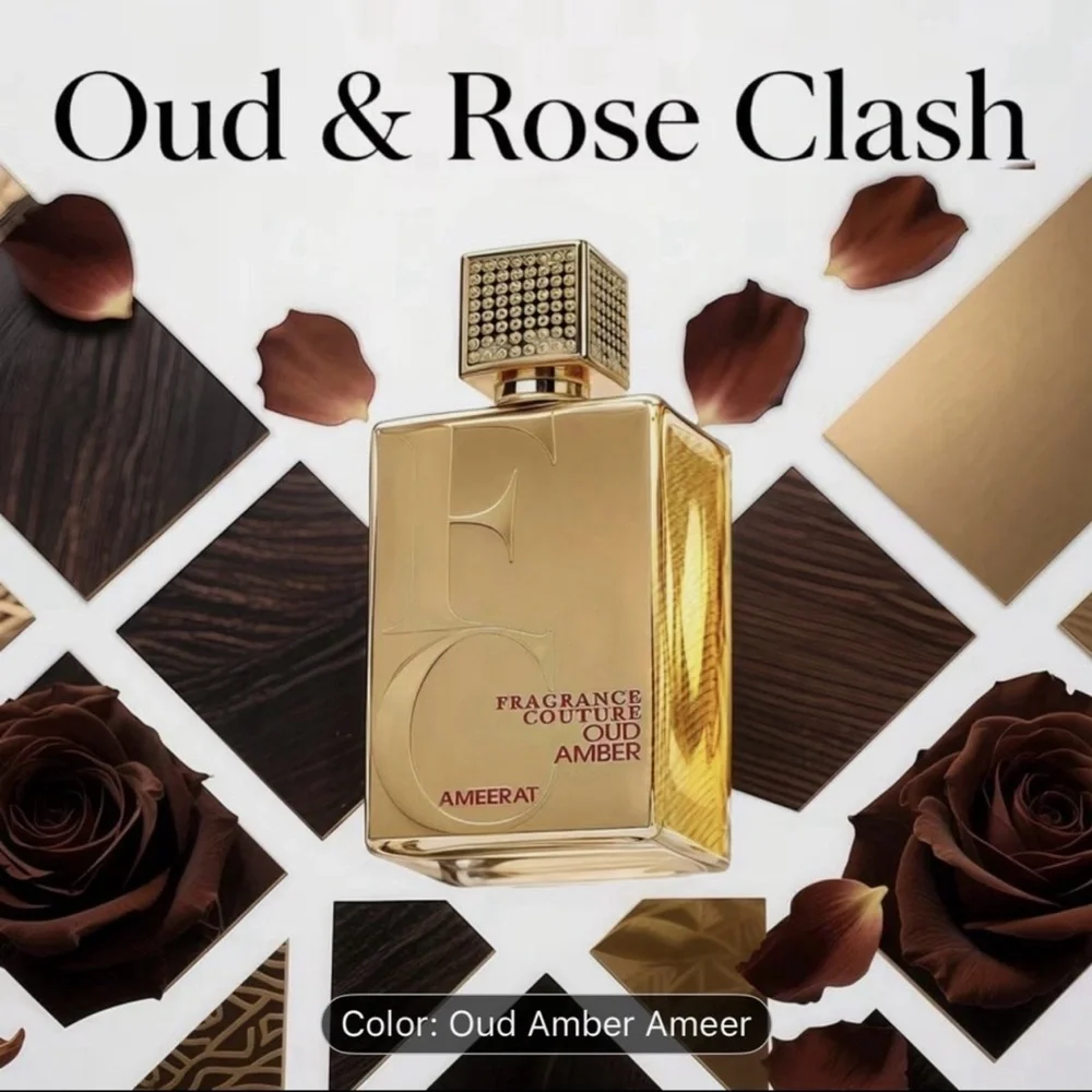 AMEERAT Oud Amber Fragrance Couture Oud Amber Rose Scent Unisex